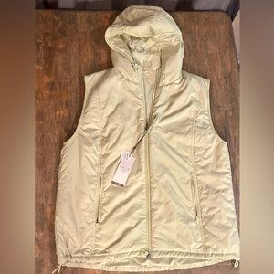 CALIA Lightweight Hooded Puffer Vest Light Green Size L NWT